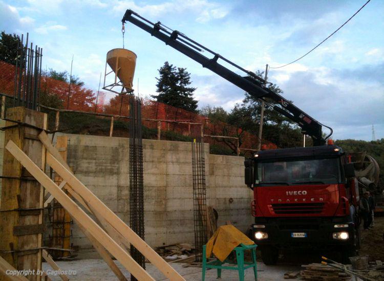 Getti particolari di calcestruzzo a Stazzano (AL)