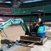 Stadio S.Siro Milano impianti e canalizzazioni