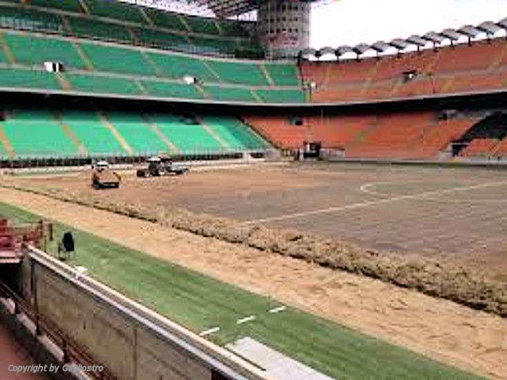 Stadio S.Siro Milano rifacimento campo