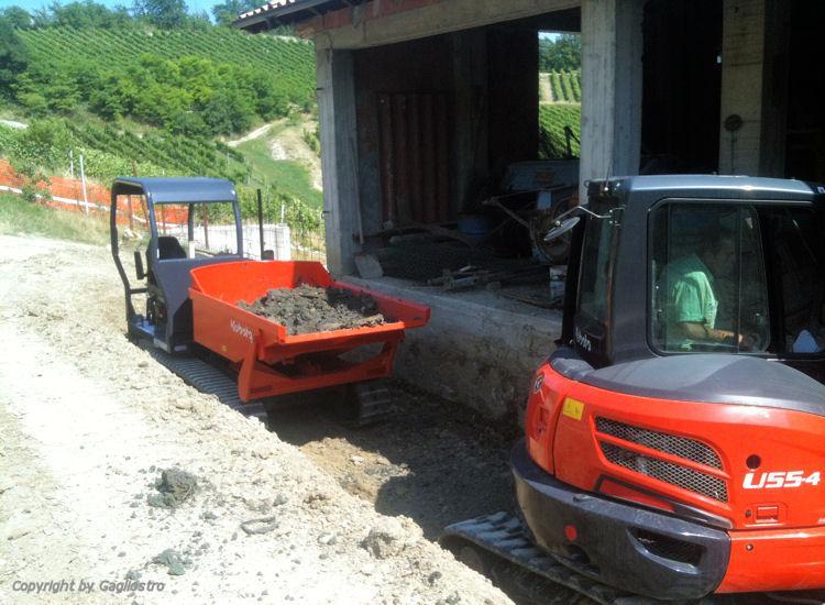 Utilizzo mezzi piccoli in zona impervia ad Arquata Scrivia (AL)