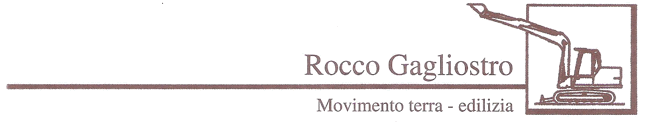 Rocco Gagliostro - edilizia e movimento terra